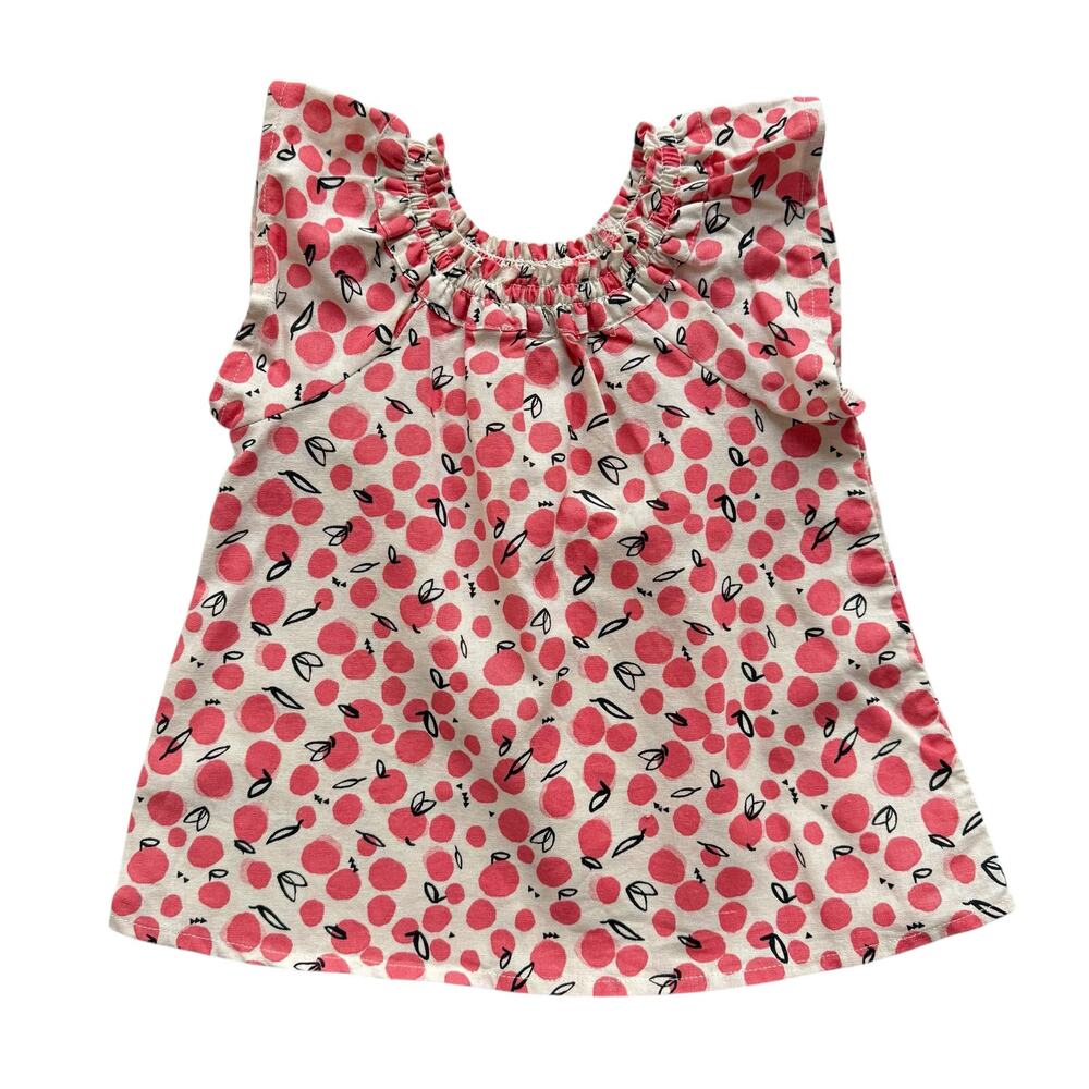 Tea Collection Greece Ruffle Neck Set Size 4T - Picture 2 of 5